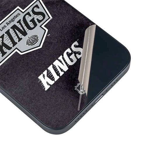 NHL Los Angeles Kings Distressed iPhone 14 Plus Skin